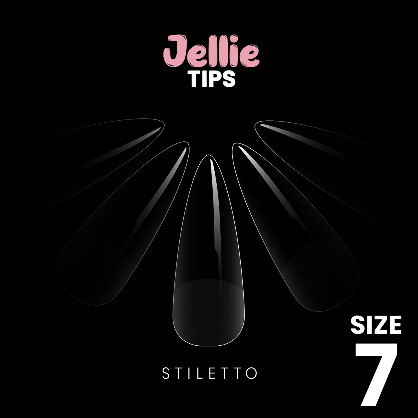 Halo Jellie Nail Tips - Stiletto