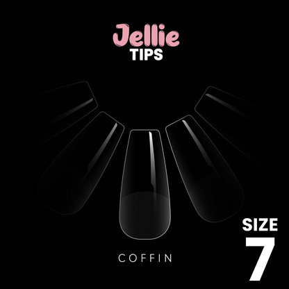 Halo Jellie Nail Tips - Coffin