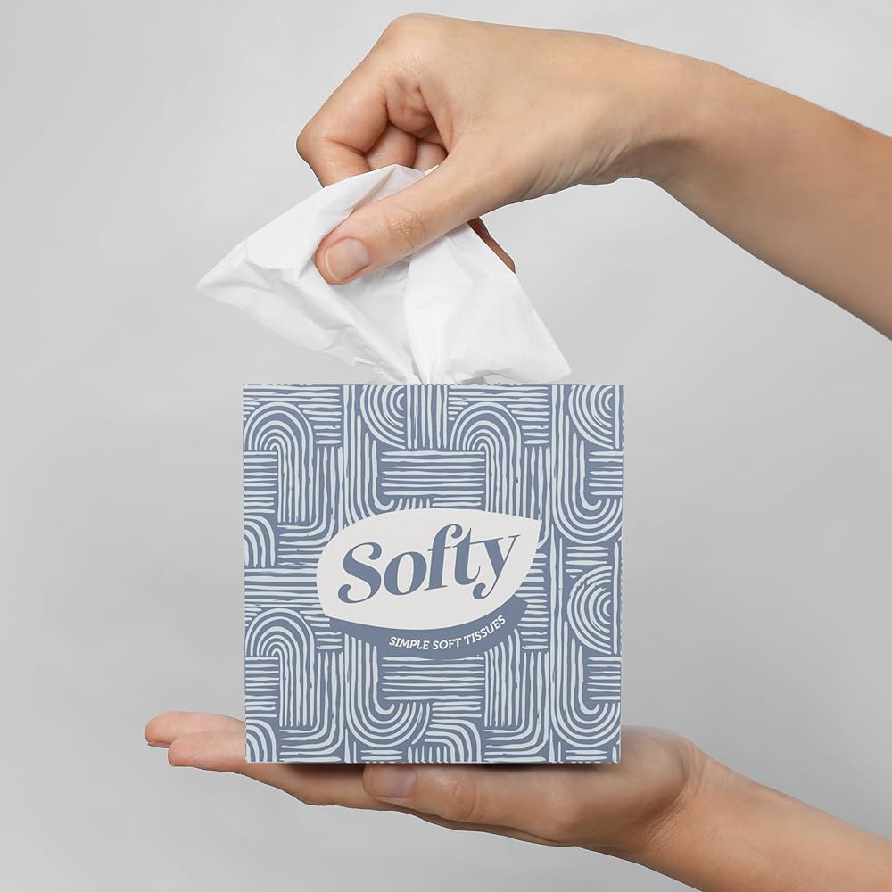 Softy Simple 2-ply Facial Tissues
