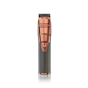 BabylissPRO rose gold cordless hair clipper, professional barber tool on white background