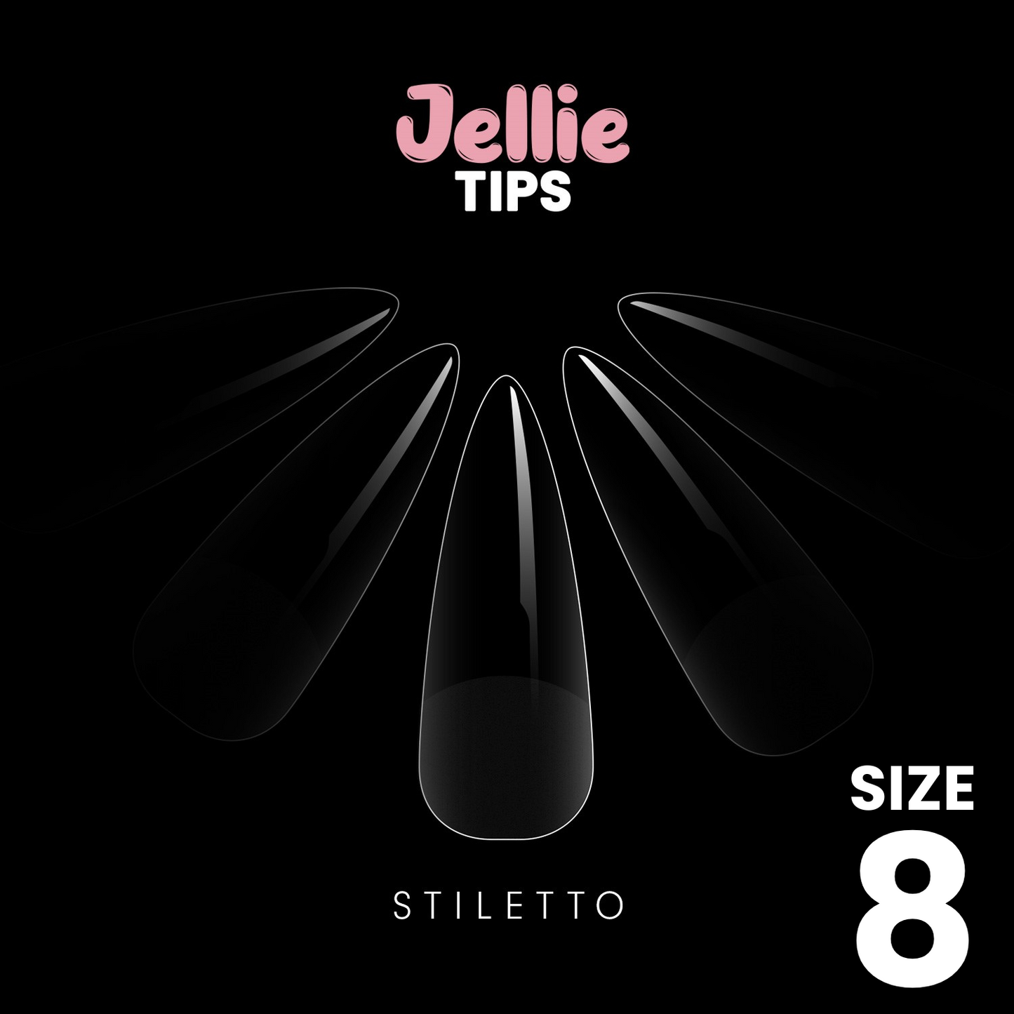 Halo Jellie Nail Tips - Stiletto