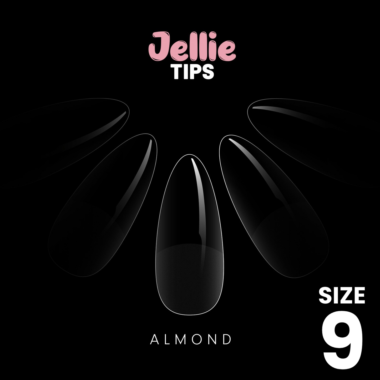 Halo Jellie Nail Tips - Almond