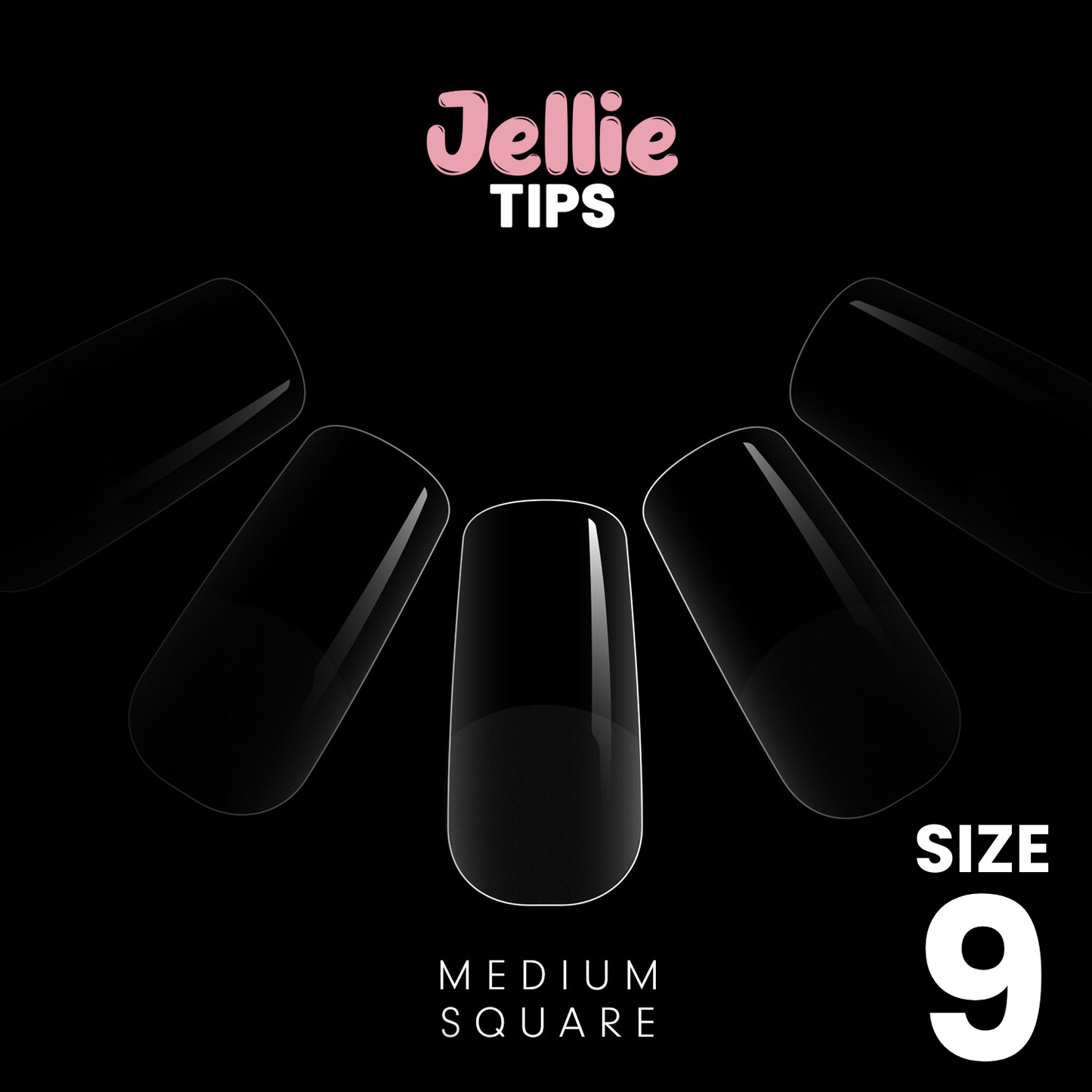 Halo Jellie Nail Tips - Square