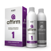 ASP Affirm waving lotion and neutraliser kit for normal and resistant hair, professional haircare