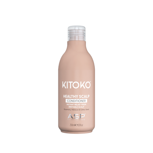 Kitoko Healthy Scalp Conditioner bottle on a white background