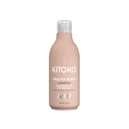 Kitoko shampoo bottle on a white background