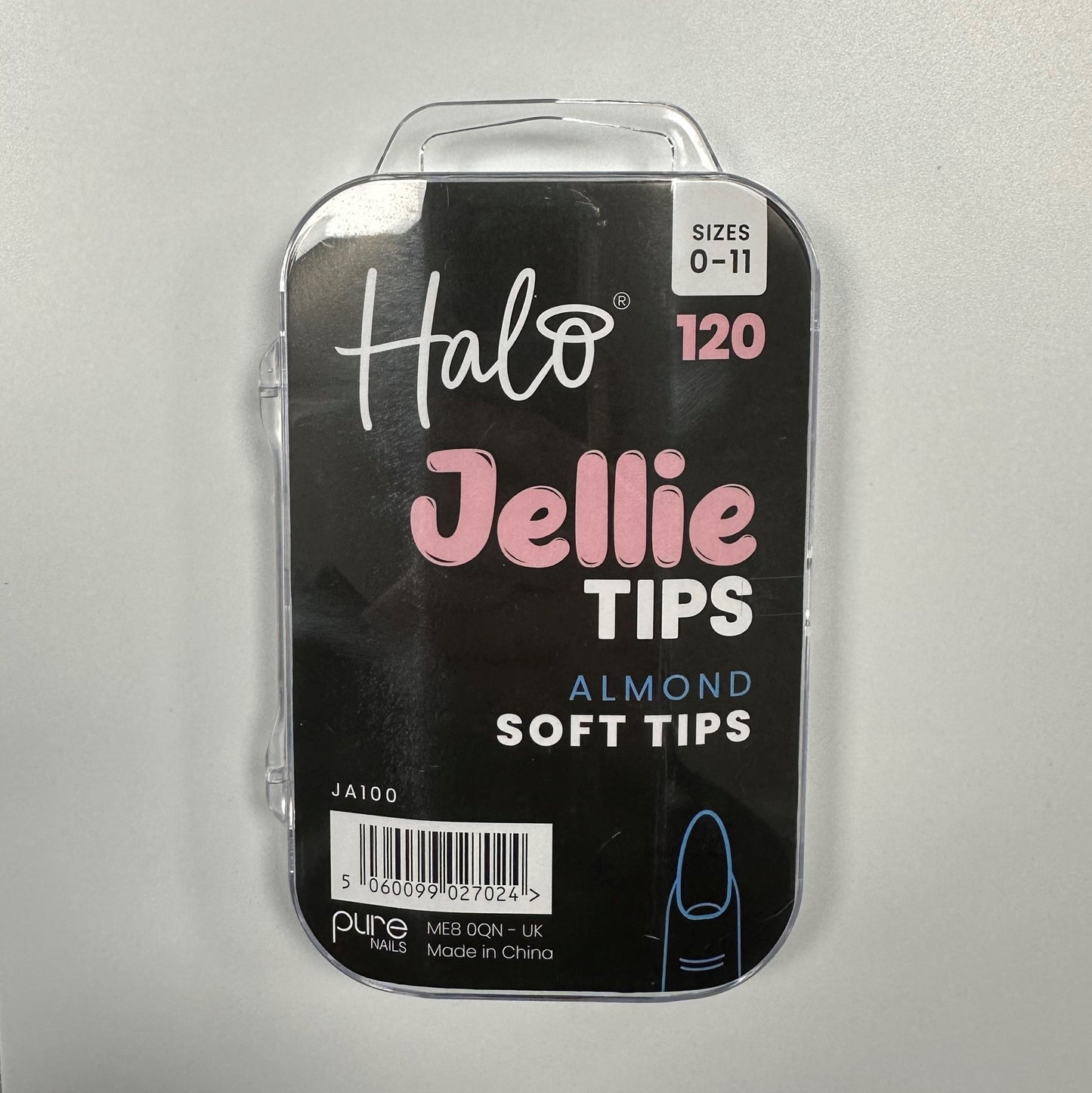 Halo Jellie Nail Tips - Almond