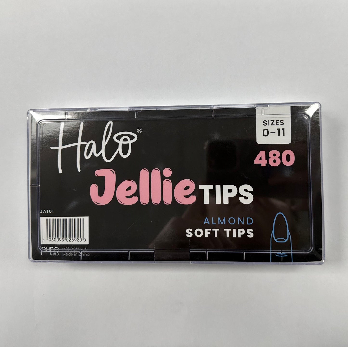 Halo Jellie Nail Tips - Almond