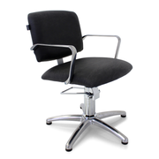 REM Atlas Hydraulic Salon Chair Black – Professional Styling Chair