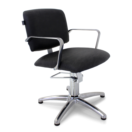 REM Atlas Hydraulic Salon Chair - Black