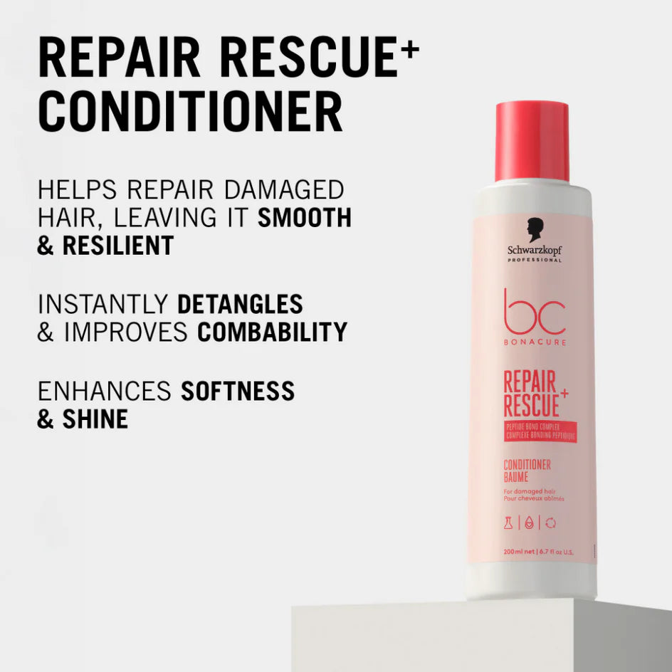 Schwarzkopf Bonacure Repair Rescue Conditioner | Damaged Hair Care