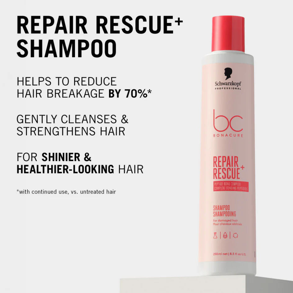 Schwarzkopf Bonacure Repair Rescue Shampoo | Damaged Hair Care