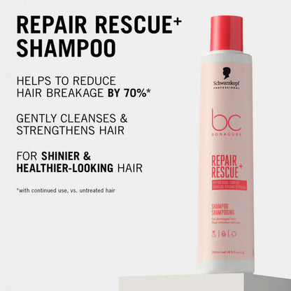 Schwarzkopf Bonacure Repair Rescue Shampoo | Damaged Hair Care