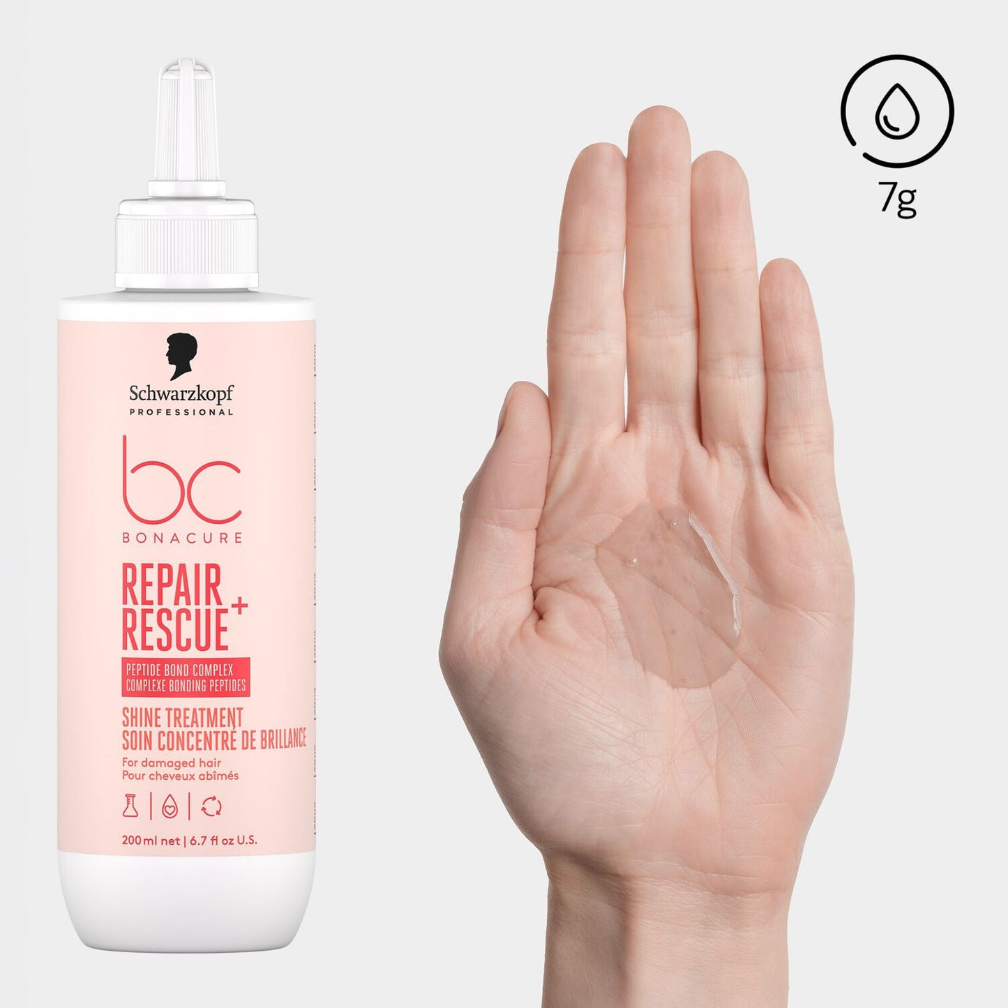 Schwarzkopf Bonacure Repair Rescue Shine Treatment | Damaged Hair Finisher