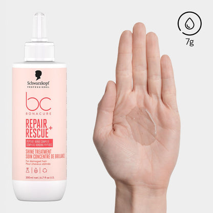 Schwarzkopf Bonacure Repair Rescue Shine Treatment | Damaged Hair Finisher
