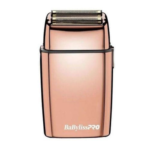 BaBylissPRO rose gold foil shaver, professional hair and beard grooming tool