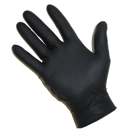 Nitrile Gloves - Black [100]