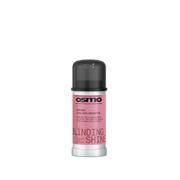 A single bottle of Osmo Definer Skin Anti-Frizzette in the 'Blinding Shine' variant, featuring a pink label and a dark gray cap, set against a plain white background.