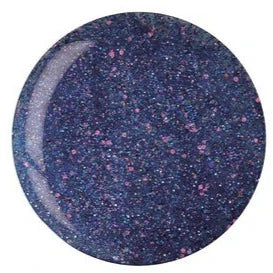 Cuccio Powder Polish Dip 14g - Blue with Pink Glitter
