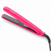 A bright pink hair straightener with black plates, featuring the brand name 'DIVA PROFESSIONAL' printed in white on the top plate, shown on a clean white background.