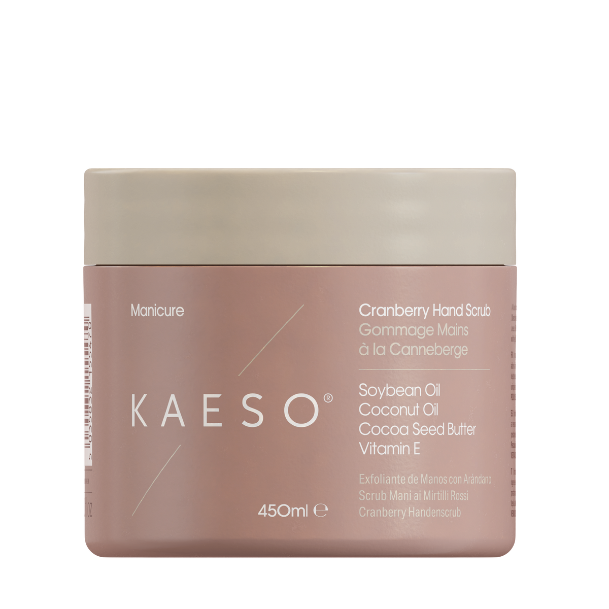 KAESO hand balm packaging on a white background