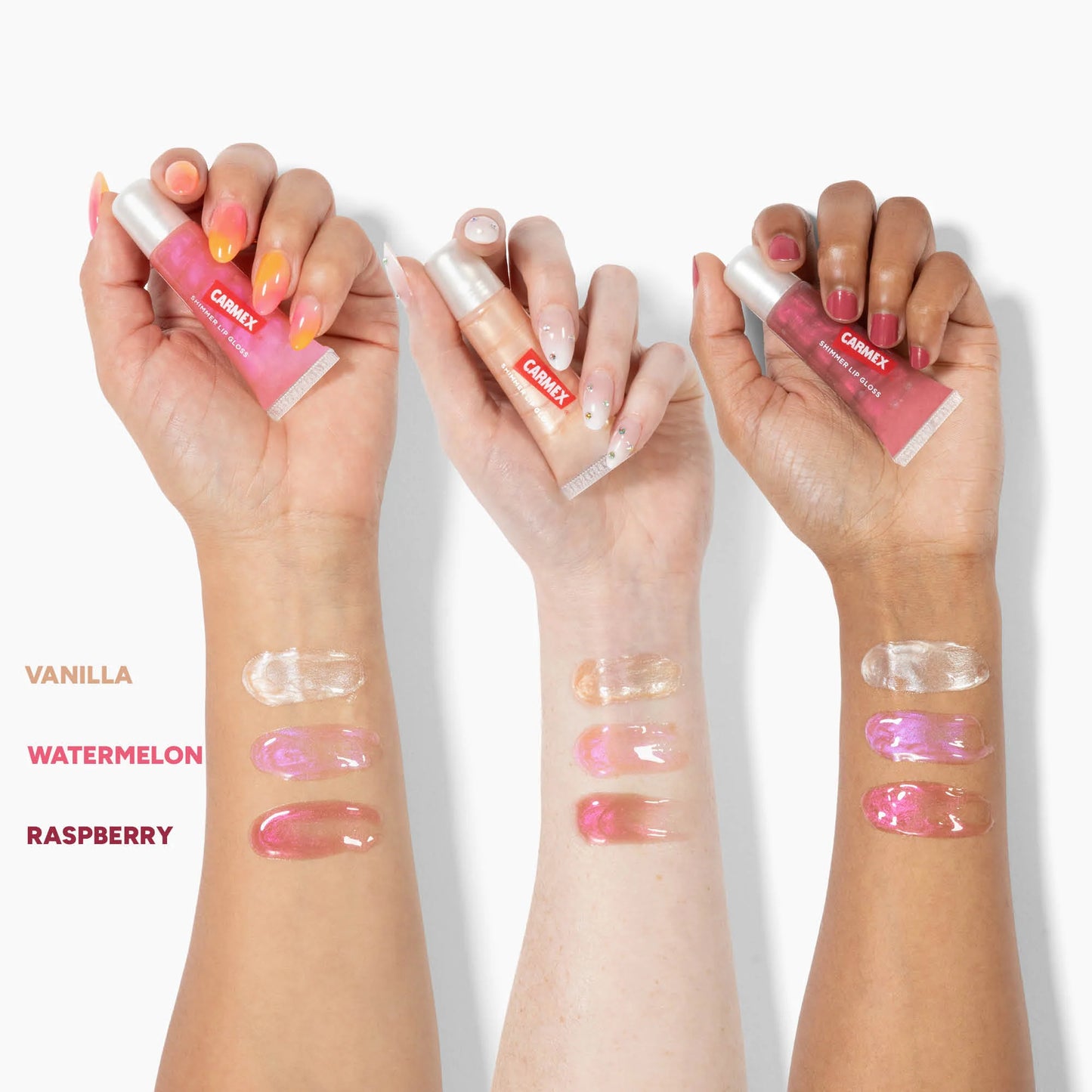 Carmex Raspberry Lip Gloss with Shimmer 10g