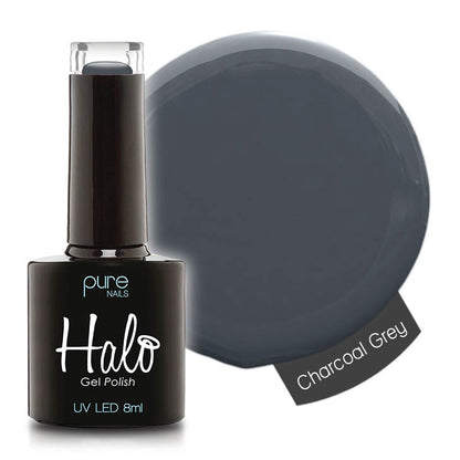 Halo Gel Polish 8ml - Charcoal Grey