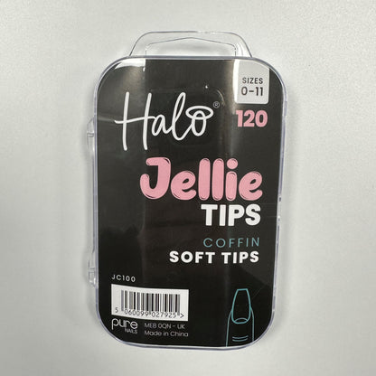 Halo Jellie Nail Tips - Coffin