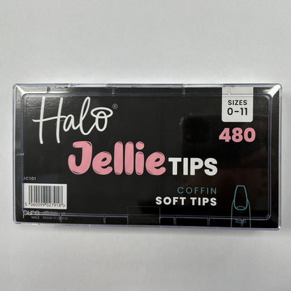 Halo Jellie Nail Tips - Coffin