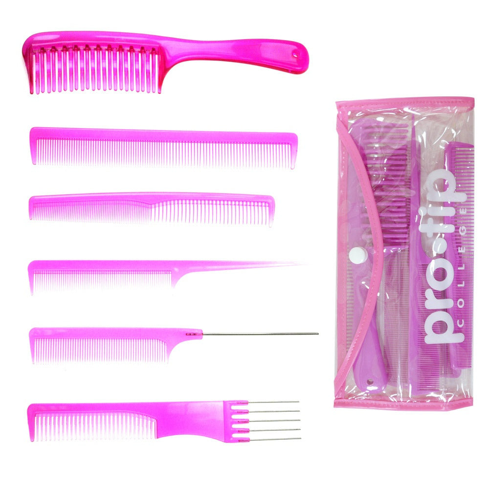 Denman Pro-Tip College Comb Set [6]