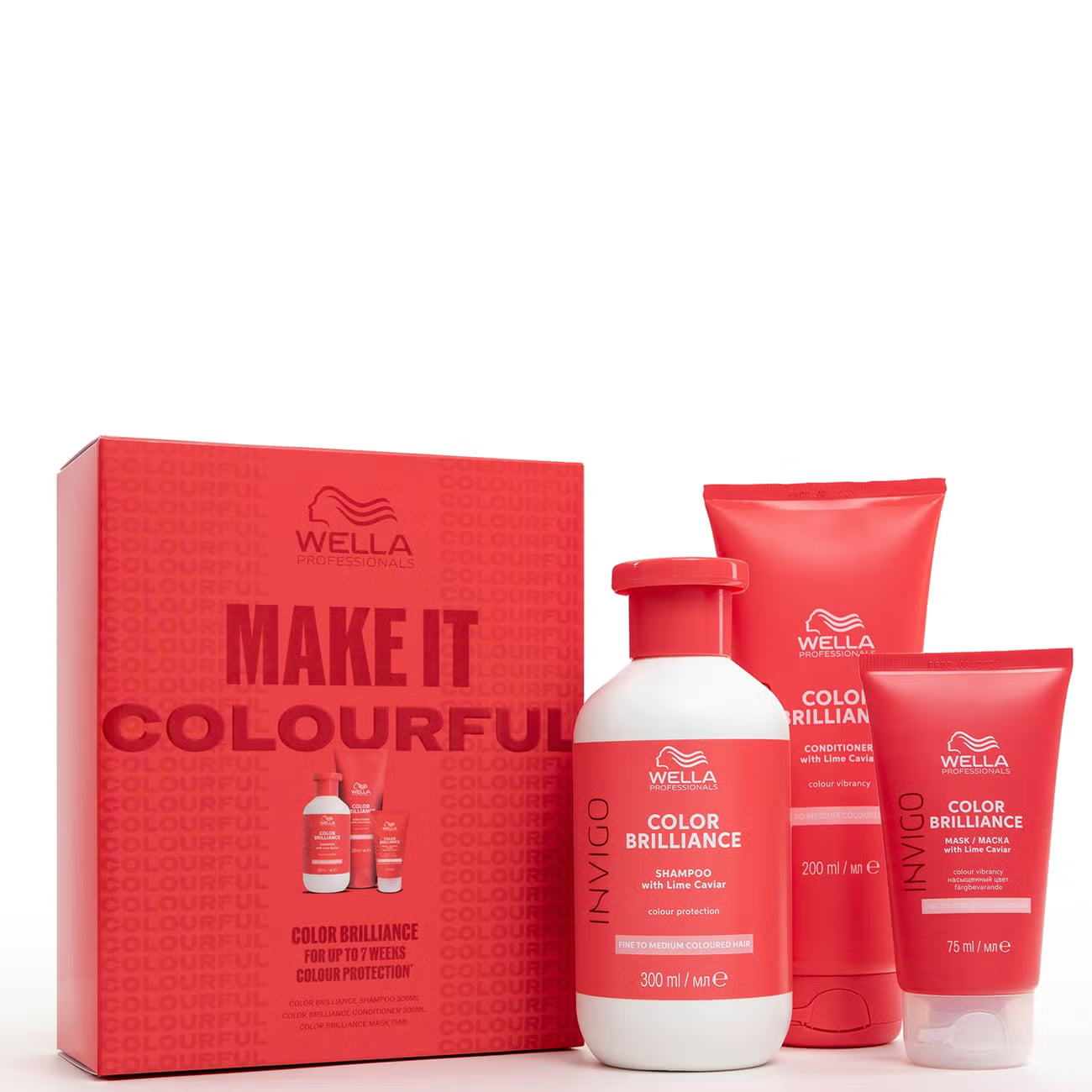 Wella - Make It Colourful Gift Set - Shampoo, Conditioner & Mask