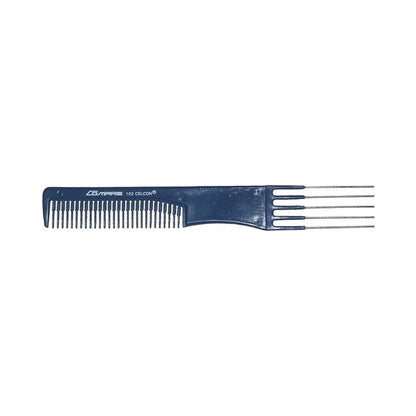 COMARE comb 102 with 5 metal lifts in navy blue