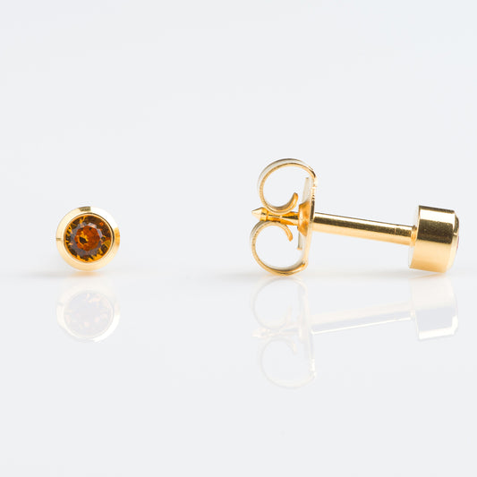 Studex - Single Gold November Earrings