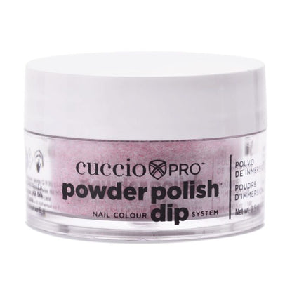 Cuccio Powder Polish Dip 14g - Deep Purple Glitter