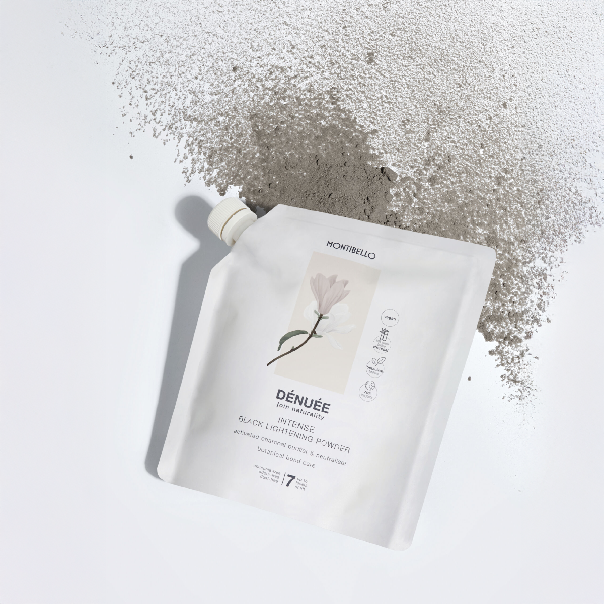 Montibello Dénuée Intense Black Lightening Powder – Vegan Ammonia-Free Hair Lightener