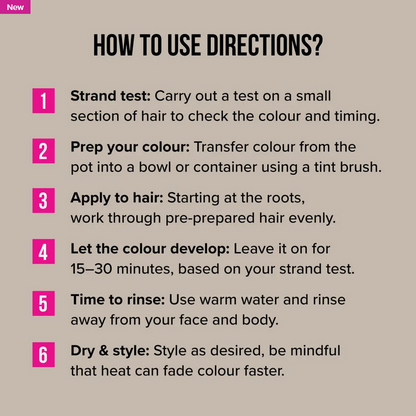 Directions Semi Permanent Hair Colour