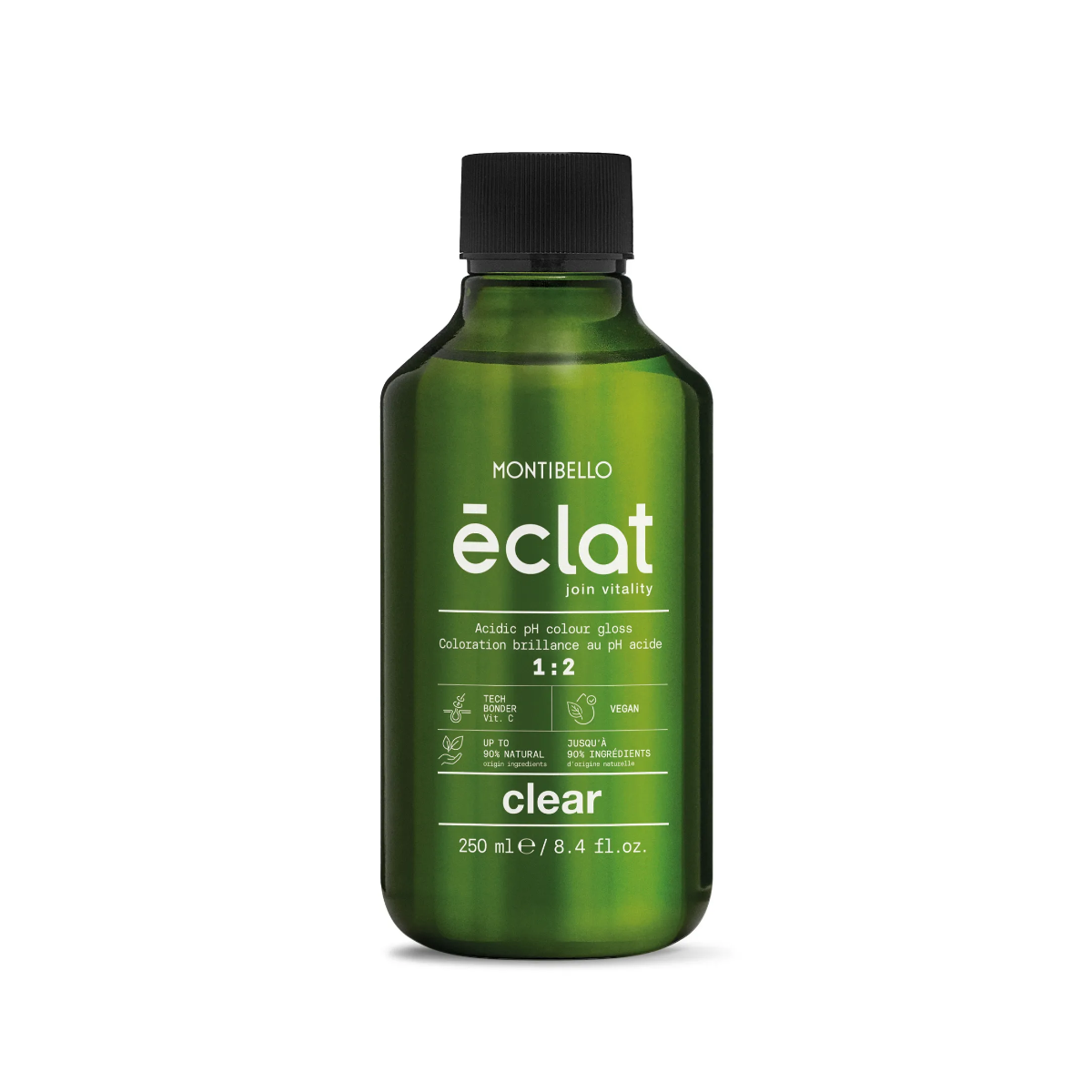 Montibello Éclat Clear 250ml – Transparent Shine & Intensity Control