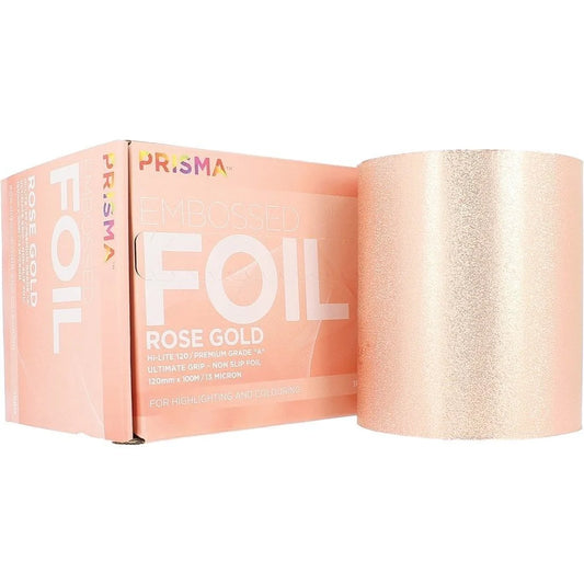 Prisma Embossed Foil 120mm x 100m Rose Gold