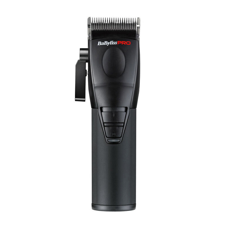Black BaByliss Pro hair clipper on a white background