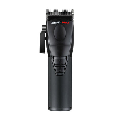 Black BaByliss Pro hair clipper on a white background
