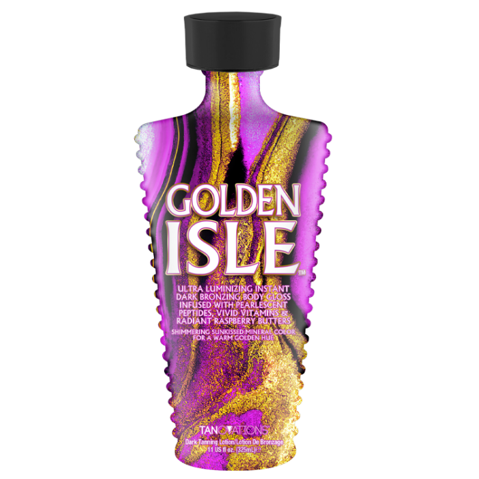 Tanovations Golden Isle Tanning Lotion – Hydrating Golden Glow Accelerator