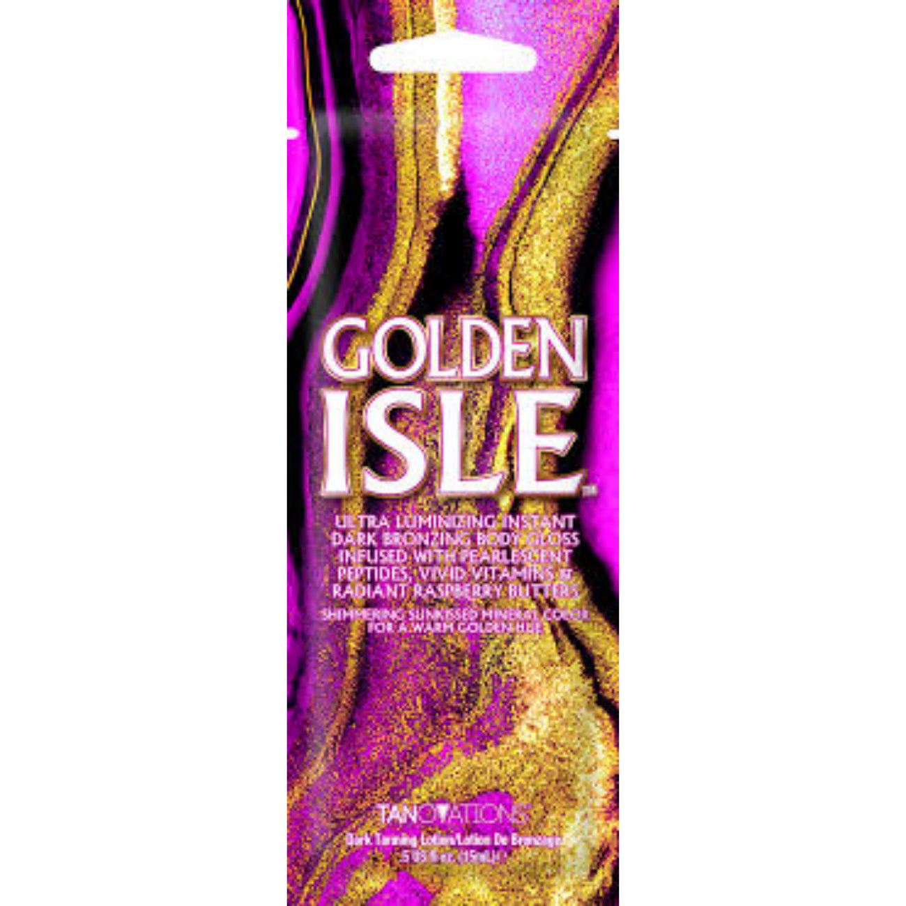 Tanovations Golden Isle Tanning Lotion – Hydrating Golden Glow Accelerator