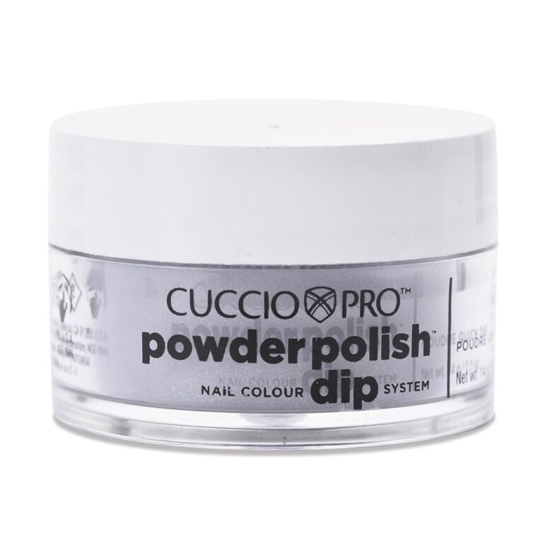 Cuccio Powder Polish Dip 14g - Grey with Mica