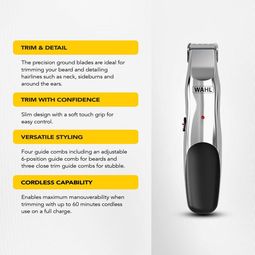 Wahl Groomsman Rechargeable Beard Trimmer