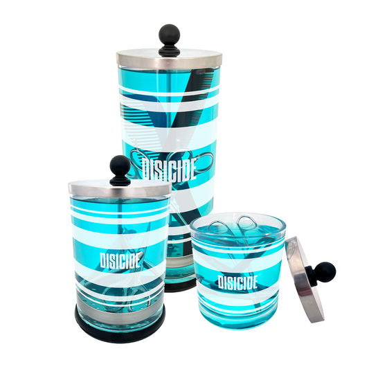 Disicide Jar - Stainless Steel Glass Jar to Disinfect Tools