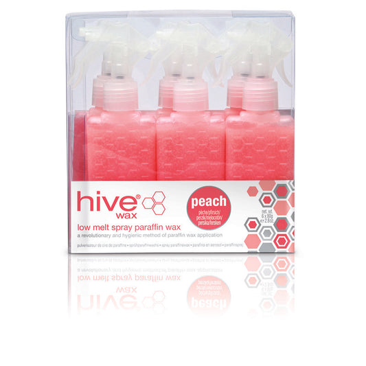 Hive - Low Melt Paraffin Spray Cartridges Peach 80g (6)