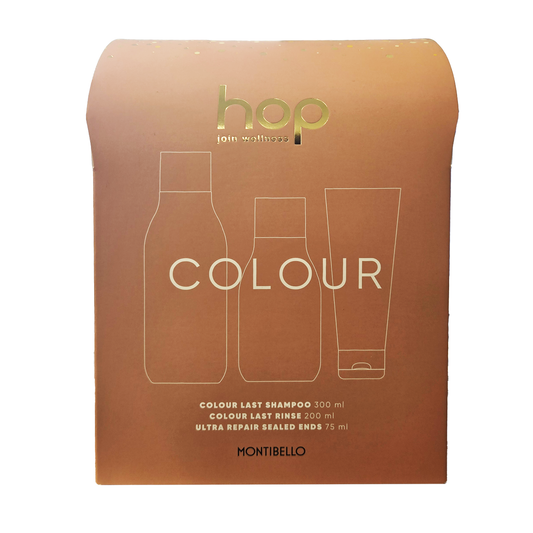 Montibello HOP Colour Last Christmas Box - Shampoo, Rinse & Sealed Ends Trio