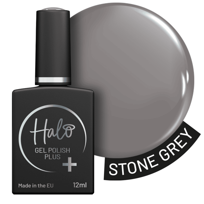 Halo Gel Polish Plus + 12ml - Stone Grey