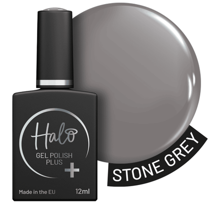 Halo Gel Polish Plus + 12ml - Stone Grey