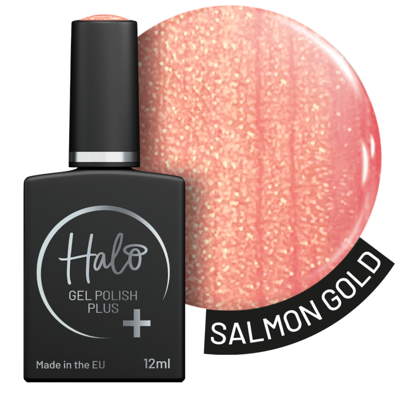 Halo Gel Polish Plus + 12ml - Salmon Gold
